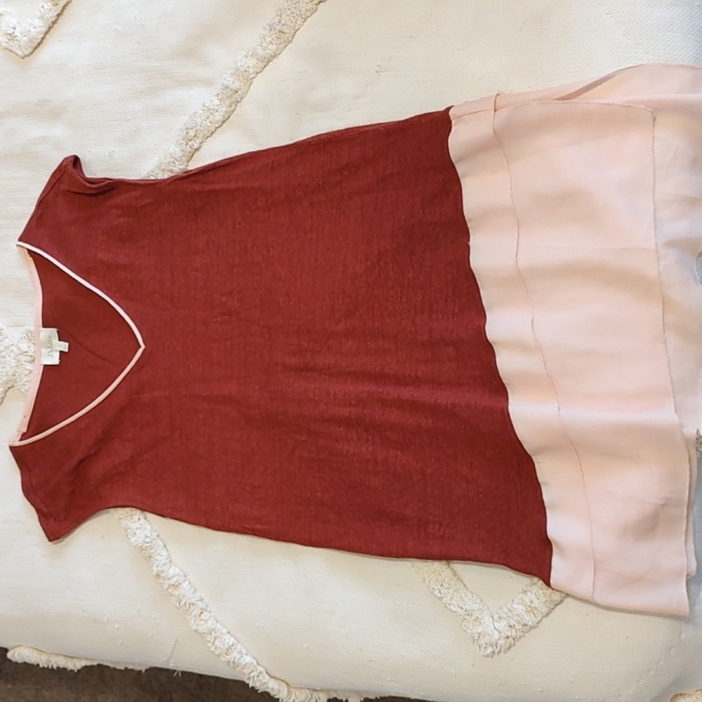 Deletta Rust and Peach Top